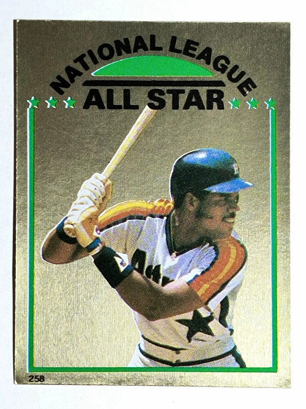 1981 Topps Stickers #258 Cesar Cedeno FOIL