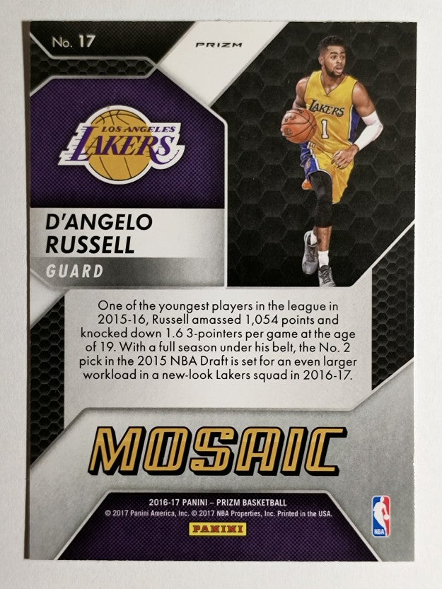 2016-17 Panini Prizm Mosaic #17 D'Angelo Russell