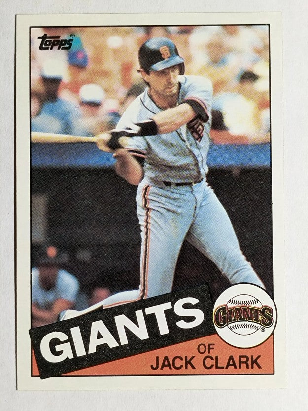 1985 Topps #740 Jack Clark