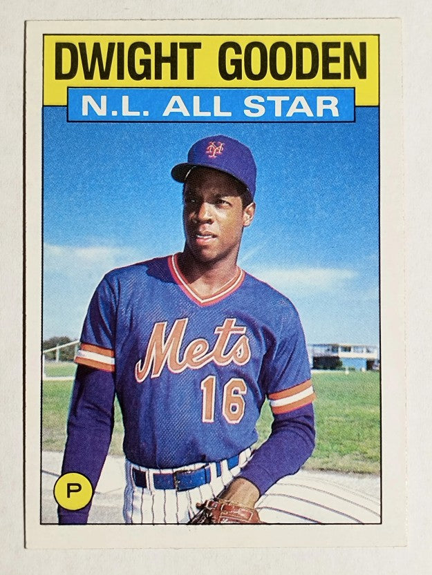 1986 Topps #709 Dwight Gooden AS