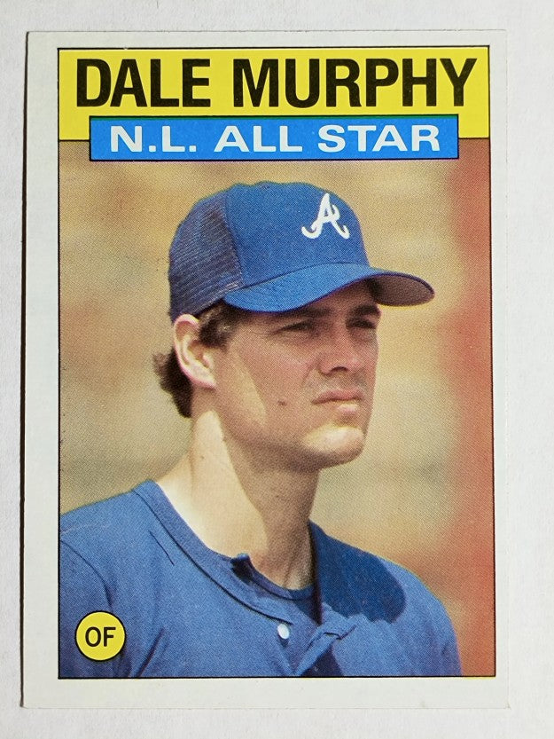 1986 Topps #705 Dale Murphy AS