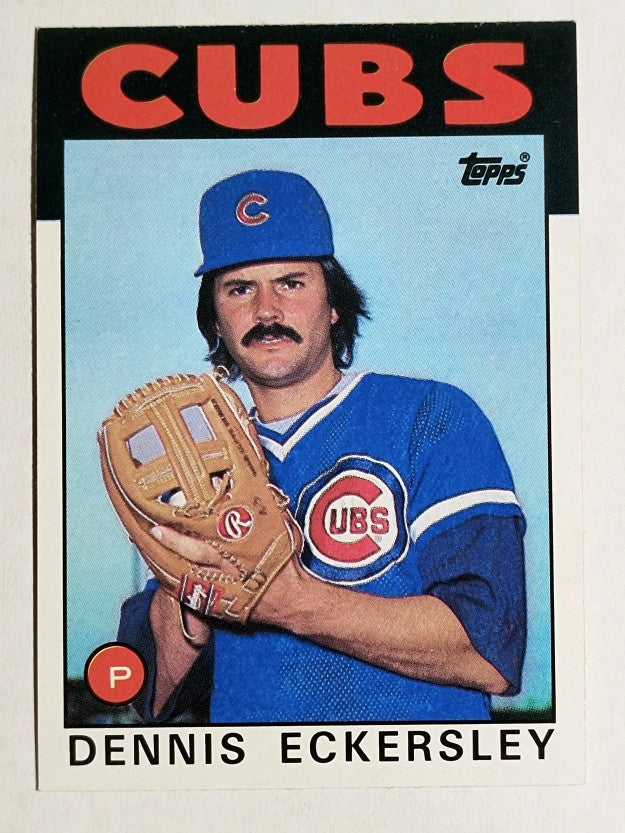 1986 Topps #538 Dennis Eckersley