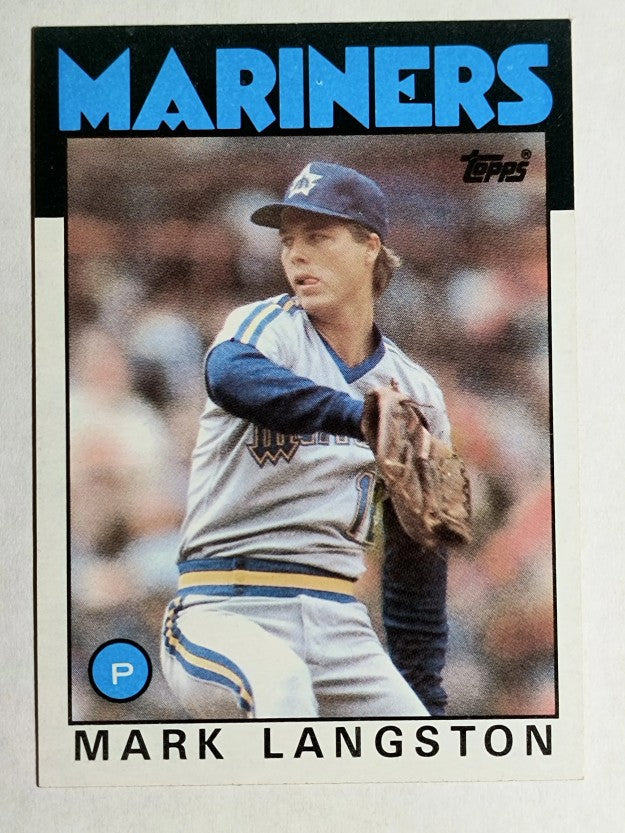 1986 Topps #495 Mark Langston