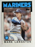 1986 Topps #495 Mark Langston