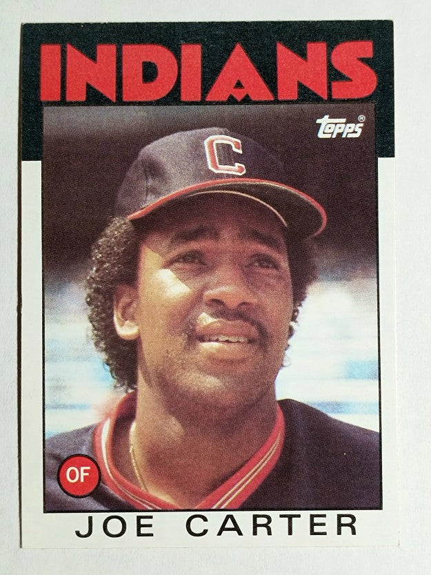 1986 Topps #377 Joe Carter