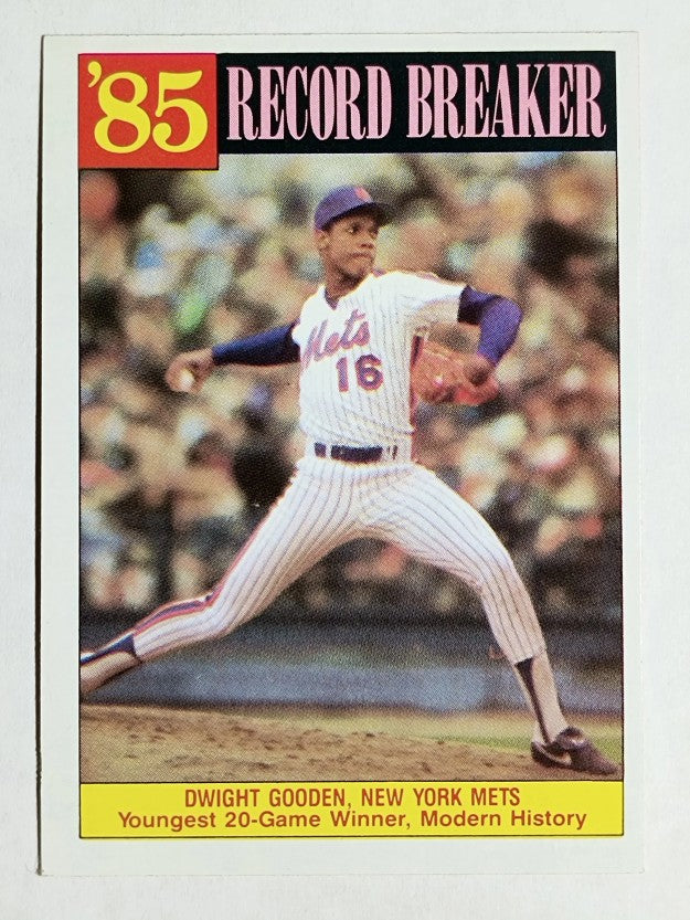 1986 Topps #202 Dwight Gooden RB