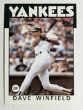 1986 Topps #70 Dave Winfield