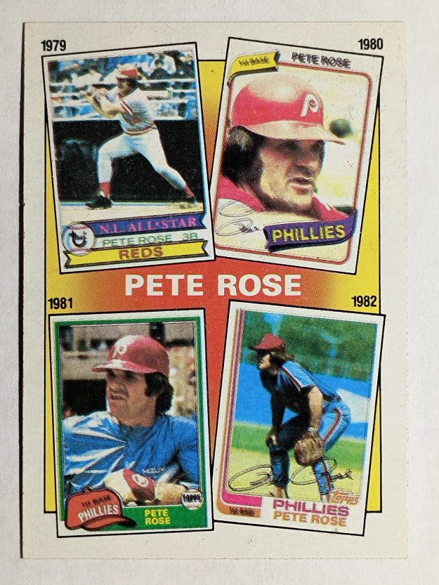 1986 Topps #6 Pete Rose Special: '79-'82
