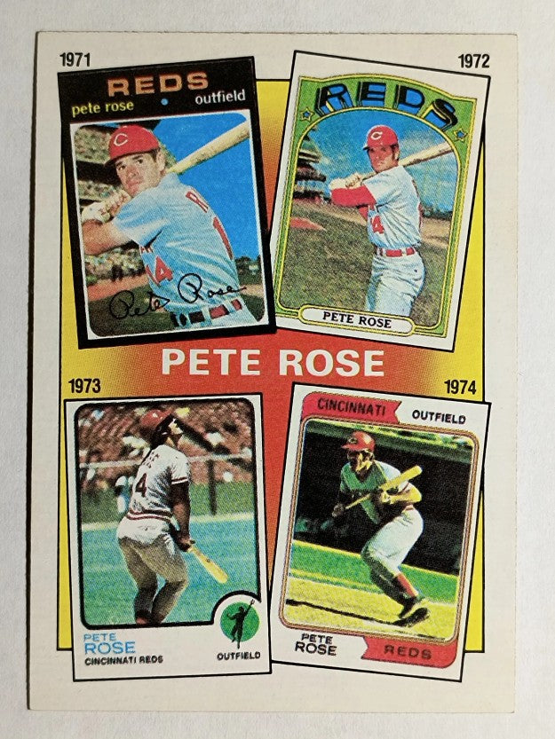 1986 Topps #4 Pete Rose Special: '71-'74