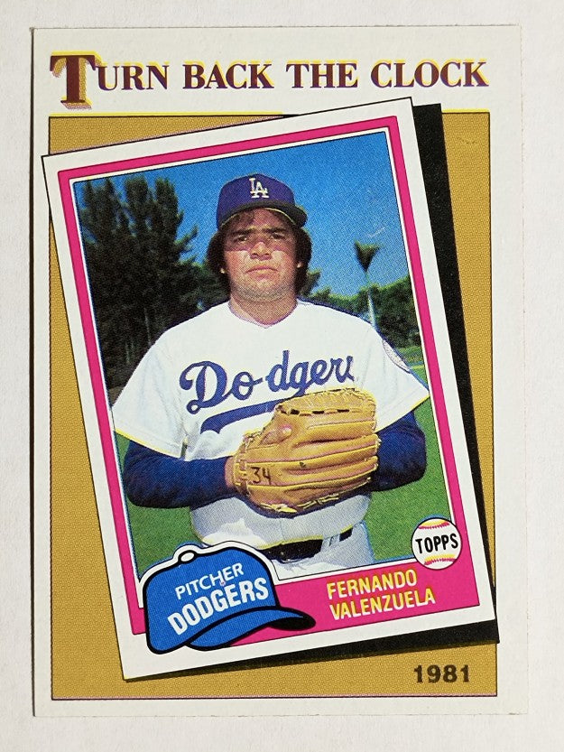 1986 Topps #401 Fernando Valenzuela TBC '81