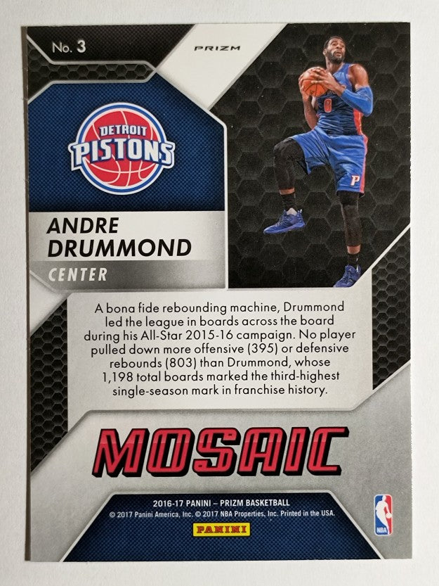 2016-17 Panini Prizm Mosaic #3 Andre Drummond