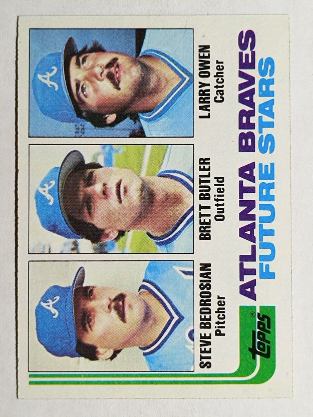 1982 Topps #502 Steve Bedrosian RC/Brett Butler RC/Larry Owen