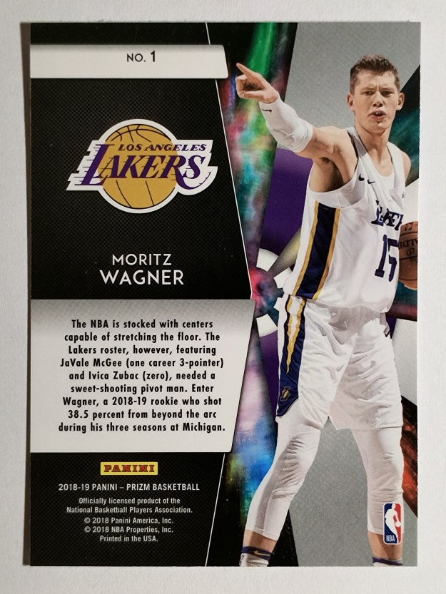 2018-19 Panini Prizm Freshman Phenoms #1 Moritz Wagner