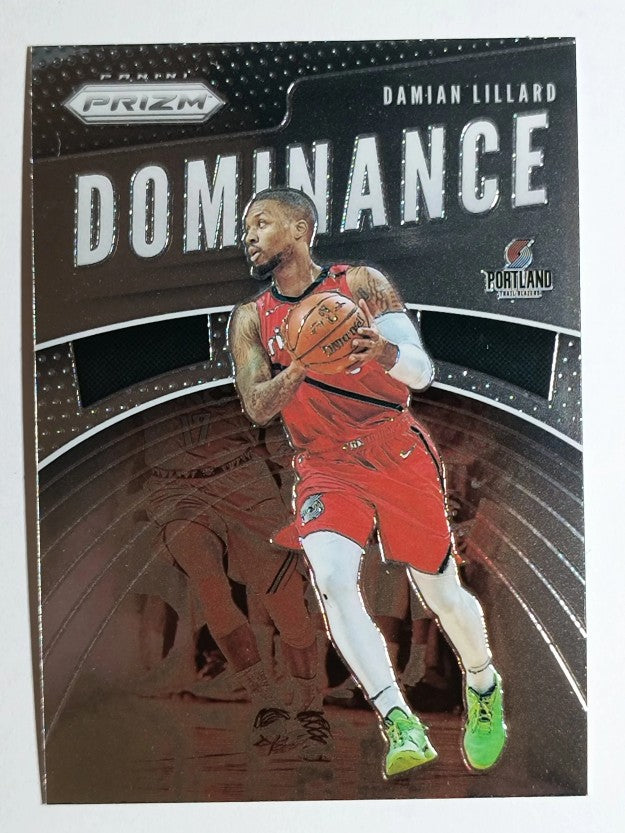 2019-20 Panini Prizm Dominance #6 Damian Lillard