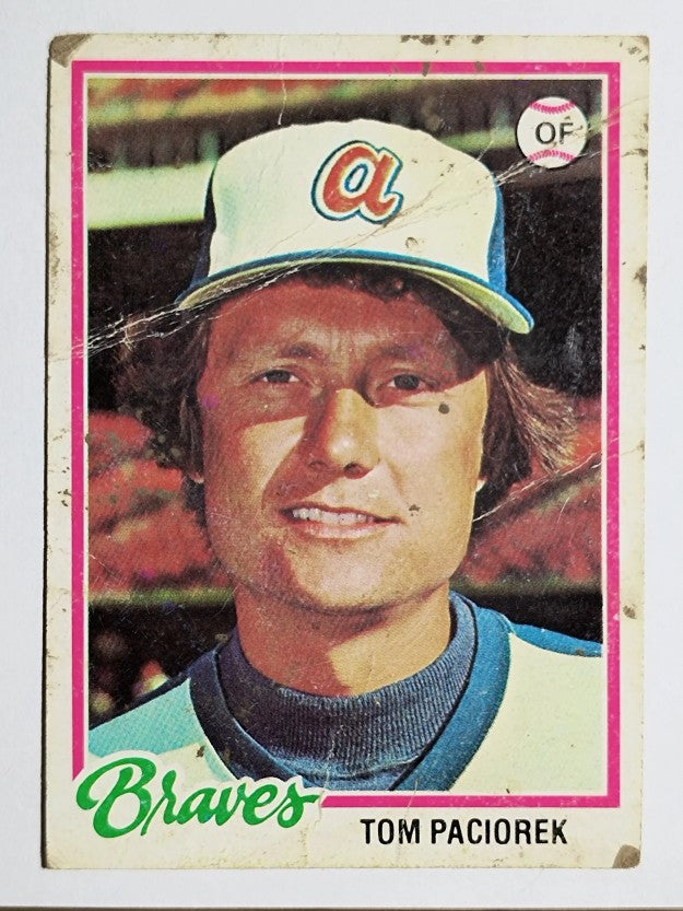 1978 Topps #322 Tom Paciorek (POOR)