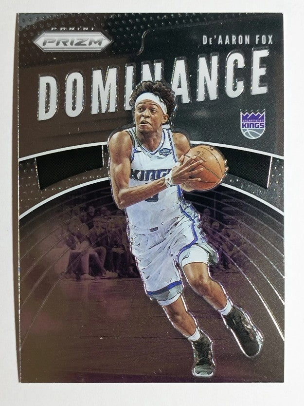 2019-20 Panini Prizm Dominance #7 De'Aaron Fox