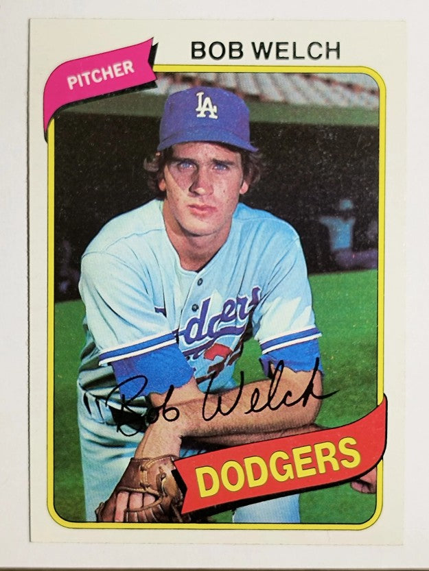 1980 Topps #146 Bob Welch (EXMT)