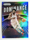 2019-20 Panini Prizm Dominance Prizms Silver #14 Joel Embiid