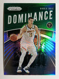 2019-20 Panini Prizm Dominance Prizms Green #21 Nikola Jokic