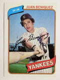 1980 Topps #114 Juan Beniquez (EXMT)