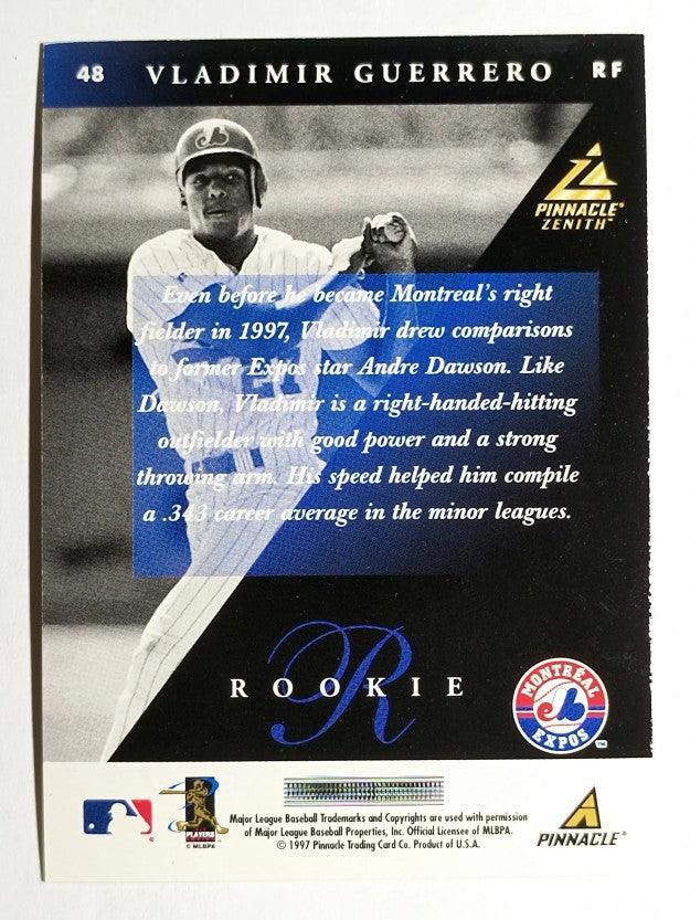 1997 Zenith #48 Vladimir Guerrero