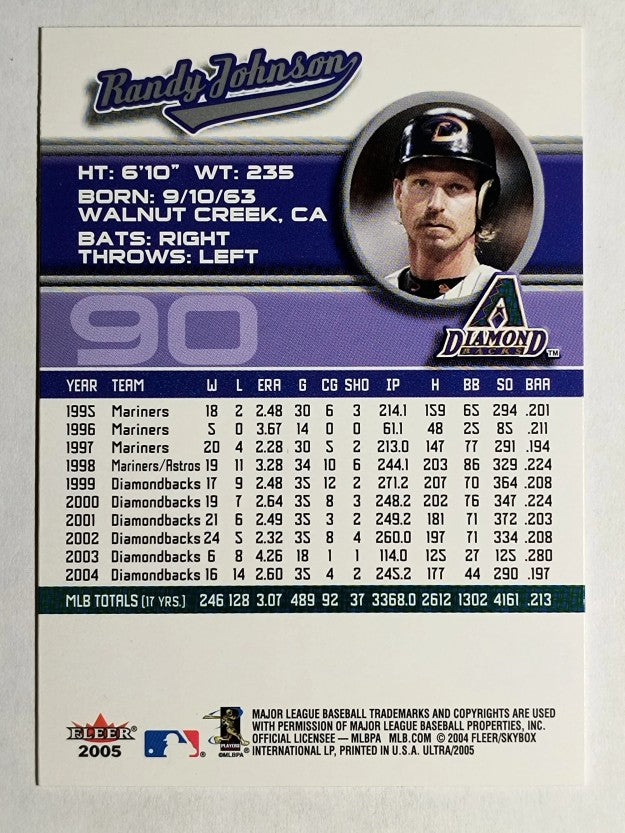 2005 Ultra #90 Randy Johnson