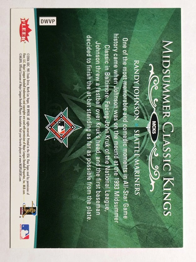 2006 Ultra Midsummer Classic Kings #MCK5 Randy Johnson (NM)