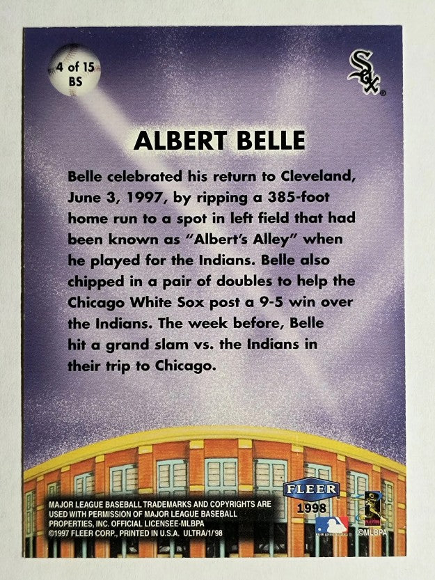1998 Ultra Big Shots #4 Albert Belle