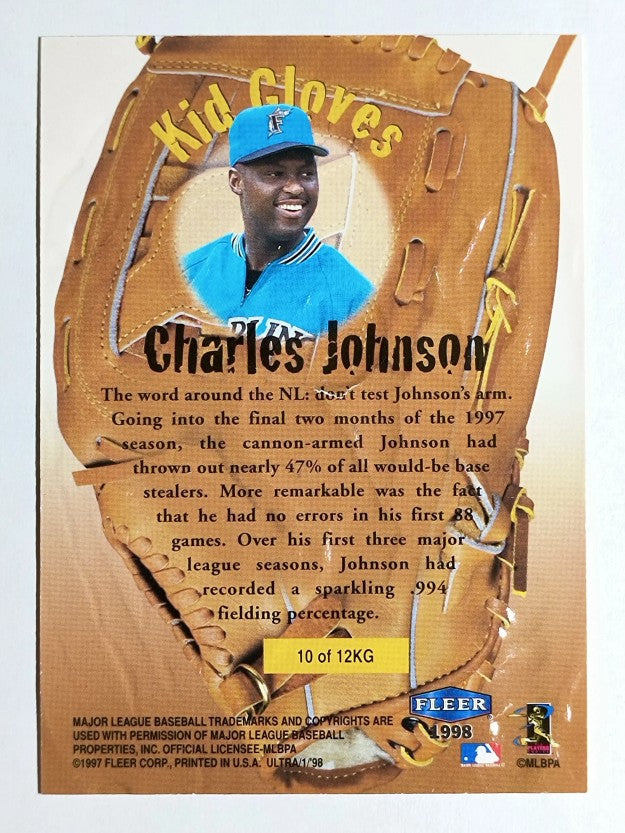 1998 Ultra Kid Gloves #10 Charles Johnson