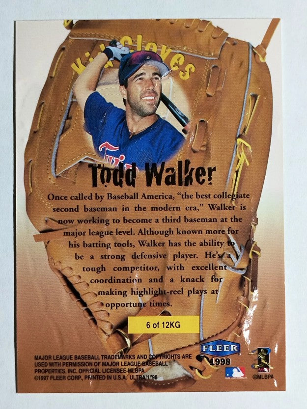 1998 Ultra Kid Gloves #6 Todd Walker