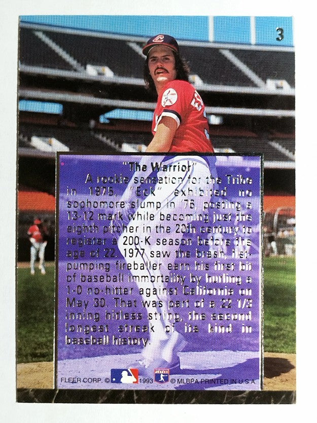 1993 Ultra Eckersley #3 Dennis Eckersley/The Warrior
