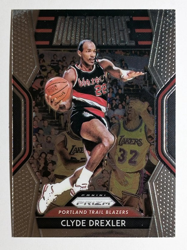 2018-19 Panini Prizm Dominance #8 Clyde Drexler