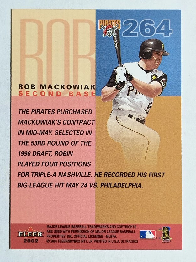 2002 Ultra #264 Rob Mackowiak PROS
