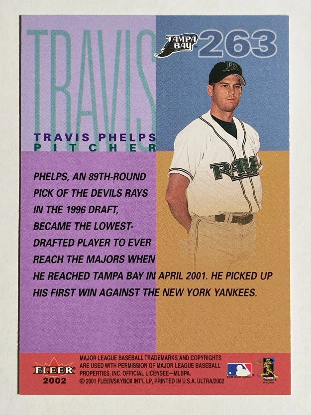 2002 Ultra #263 Travis Phelps PROS