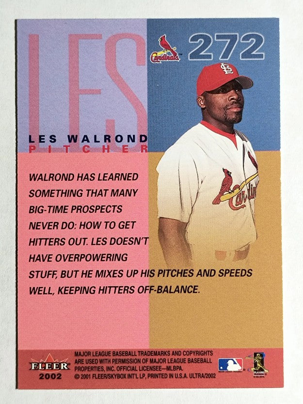 2002 Ultra #272 Les Walrond PROS