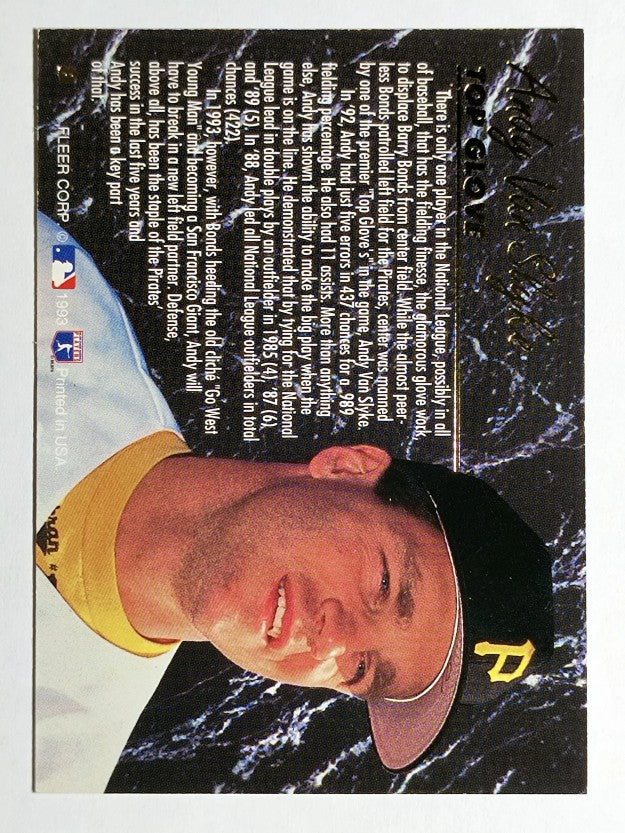 1993 Ultra Award Winners #8 Andy Van Slyke