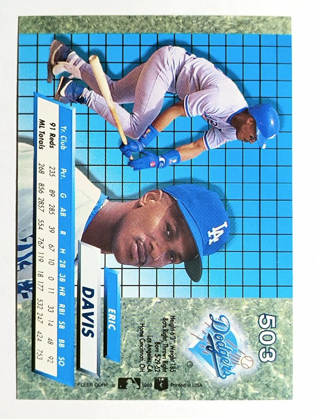 1992 Ultra #503 Eric Davis