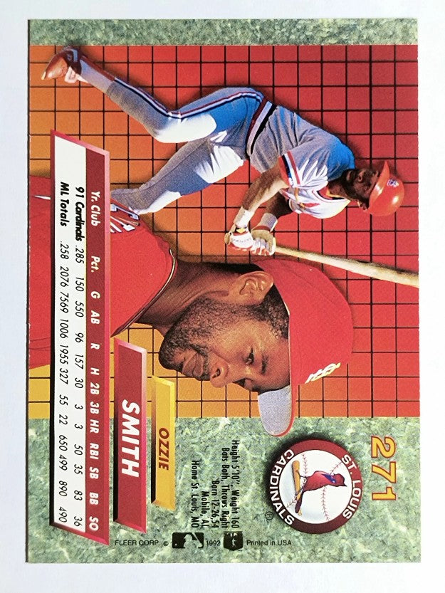 1992 Ultra #271 Ozzie Smith
