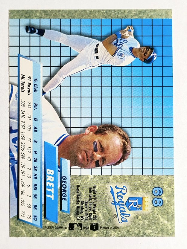 1992 Ultra #68 George Brett