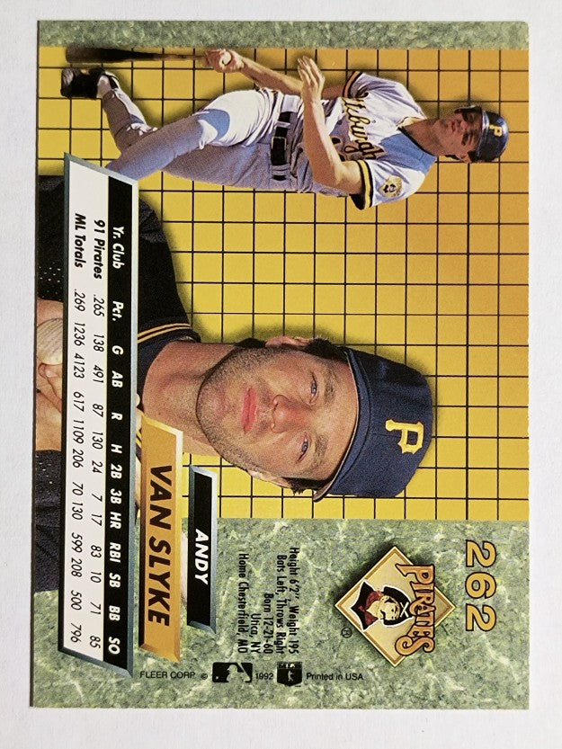 1992 Ultra #262 Andy Van Slyke