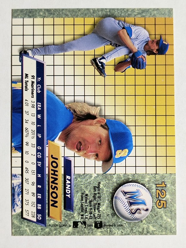 1992 Ultra #125 Randy Johnson