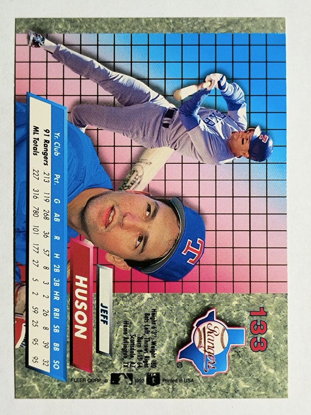 1992 Ultra #133 Jeff Huson