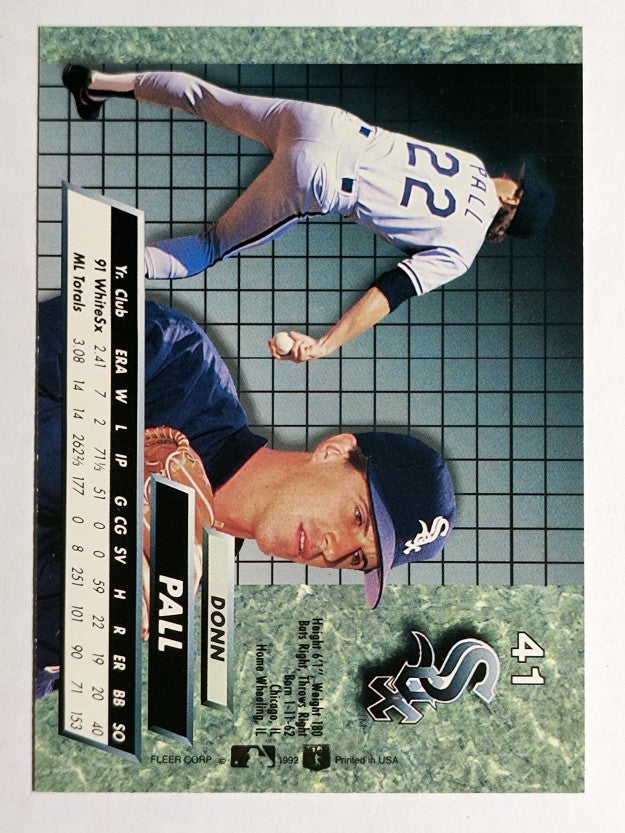 1992 Ultra #41 Donn Pall