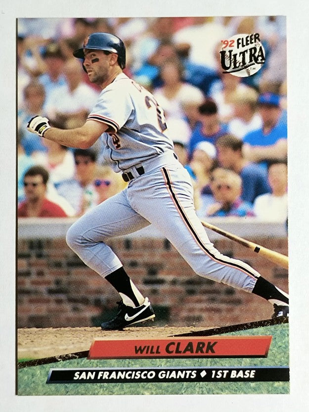 1992 Ultra #287 Will Clark