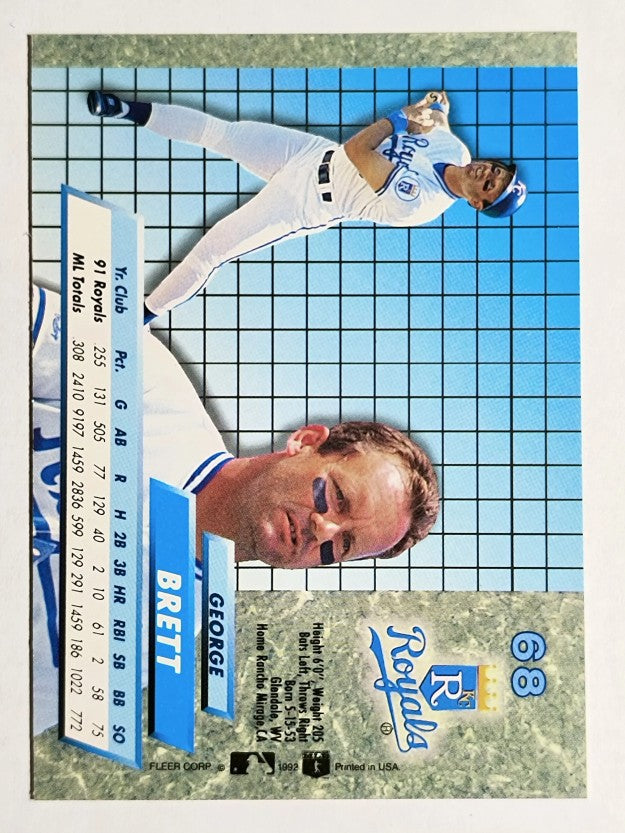 1992 Ultra #68 George Brett