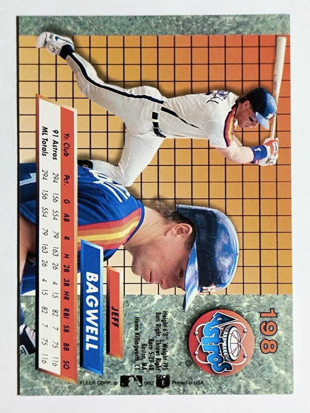 1992 Ultra #198 Jeff Bagwell