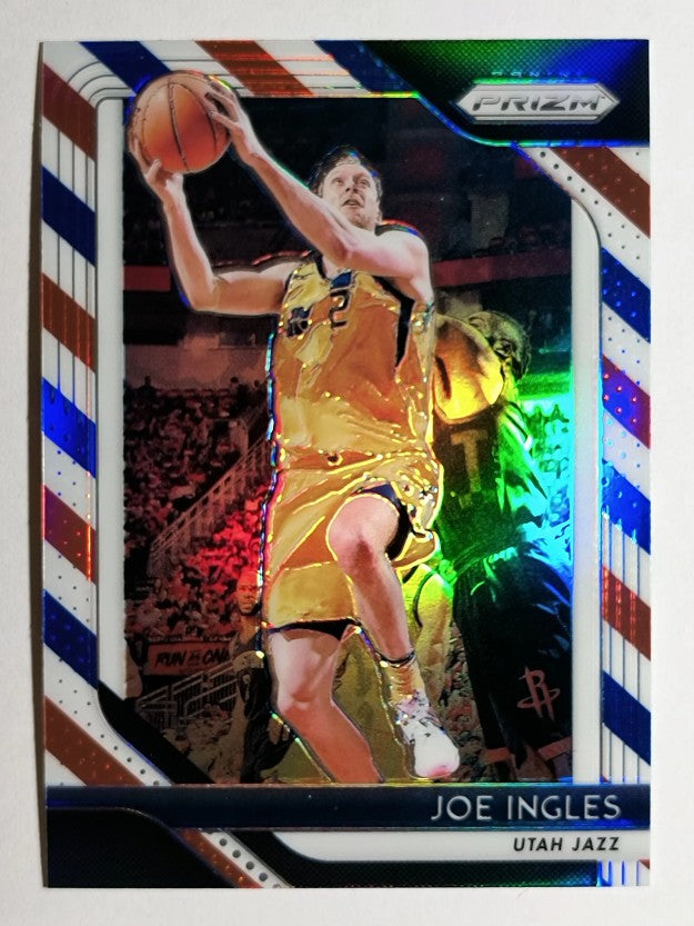 2018-19 Panini Prizm Prizms Red White and Blue #153 Joe Ingles