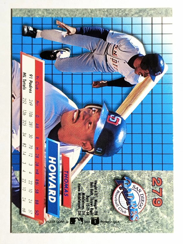 1992 Ultra #279 Thomas Howard
