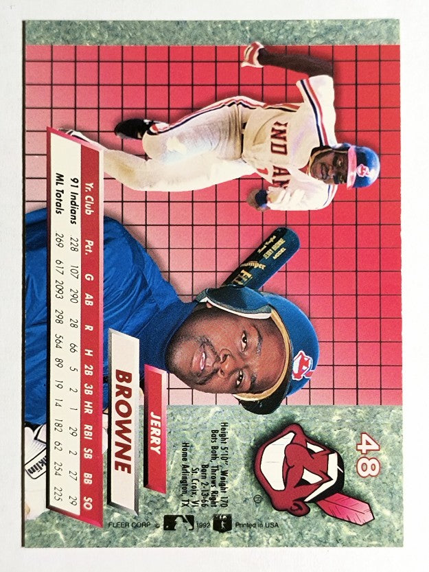 1992 Ultra #48 Jerry Browne