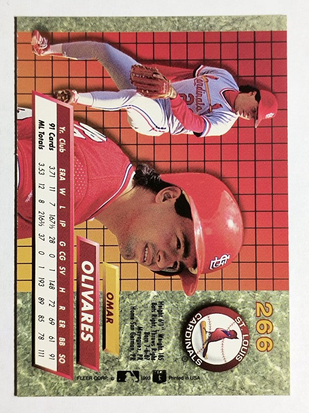 1992 Ultra #266 Omar Olivares